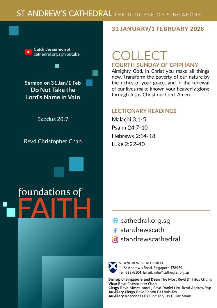 Cathedral Bulletin Cover