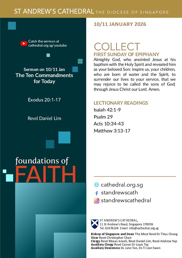 Cathedral Bulletin Cover