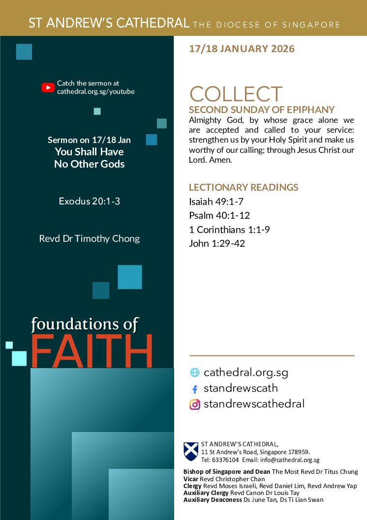 Cathedral Bulletin Cover