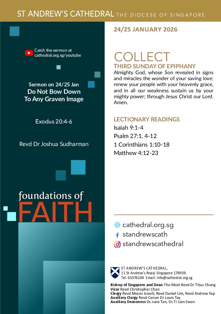 Cathedral Bulletin Cover