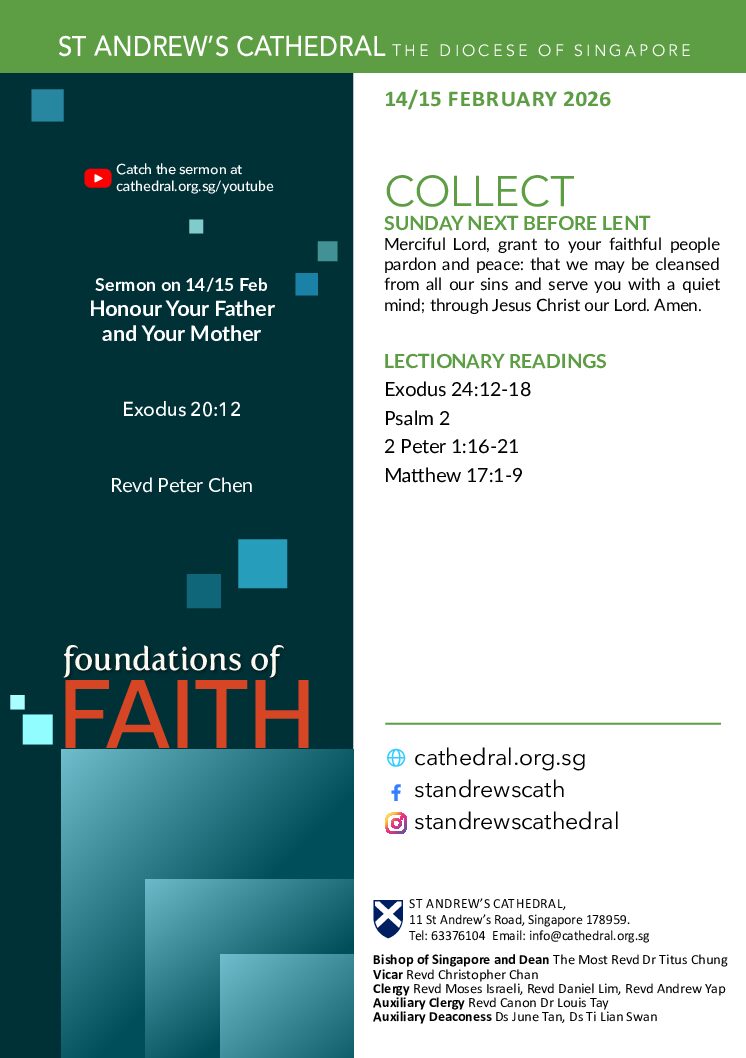 Cathedral Bulletin Cover