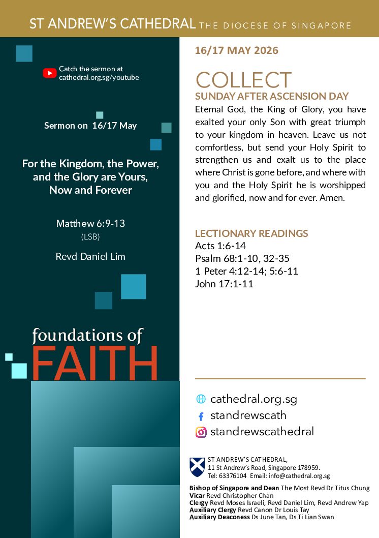 Cathedral Bulletin Cover