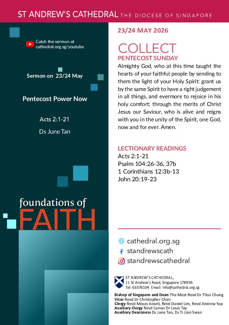 Cathedral Bulletin Cover