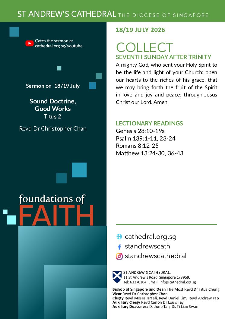 Cathedral Bulletin Cover