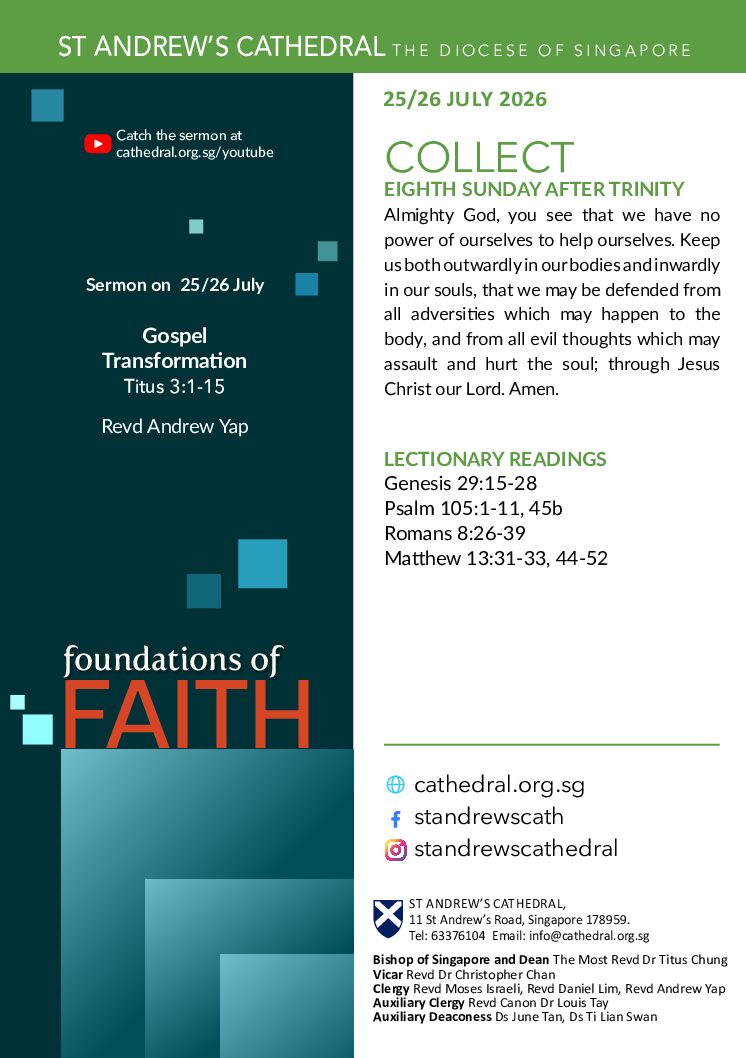 Cathedral Bulletin Cover