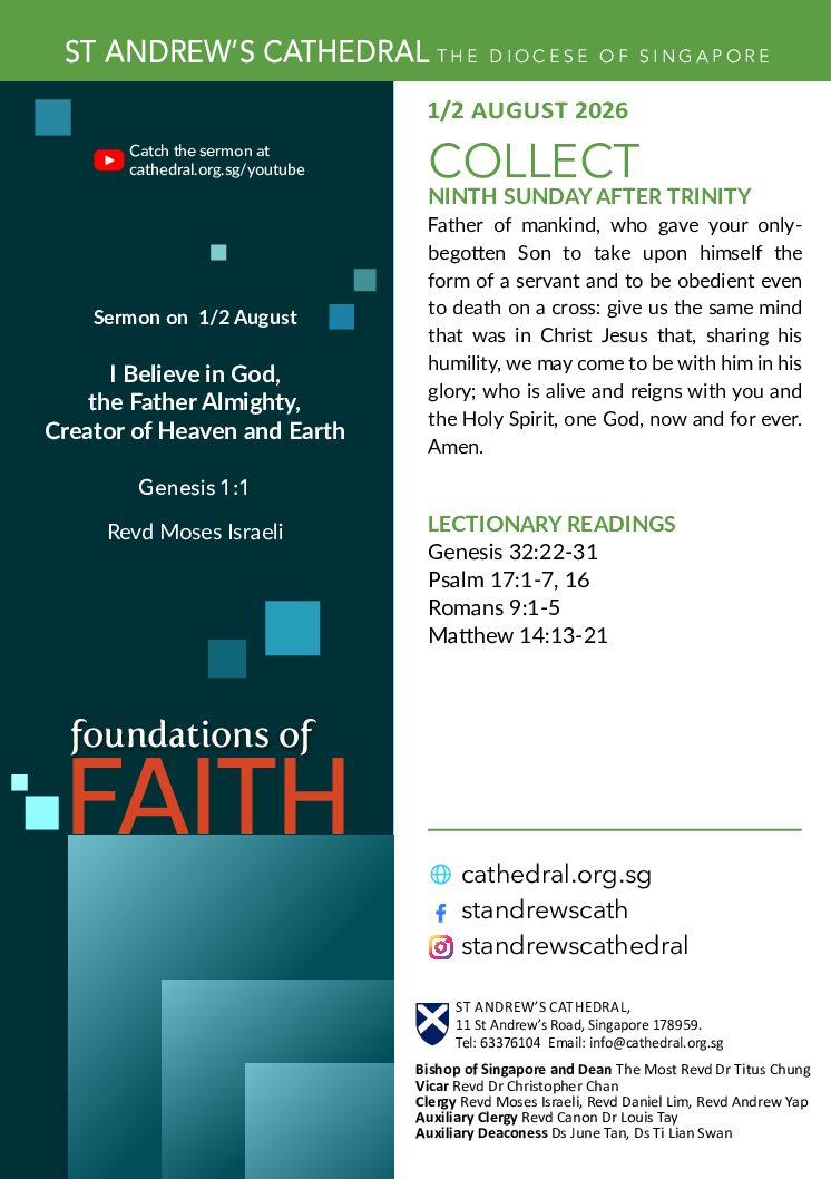 Cathedral Bulletin Cover
