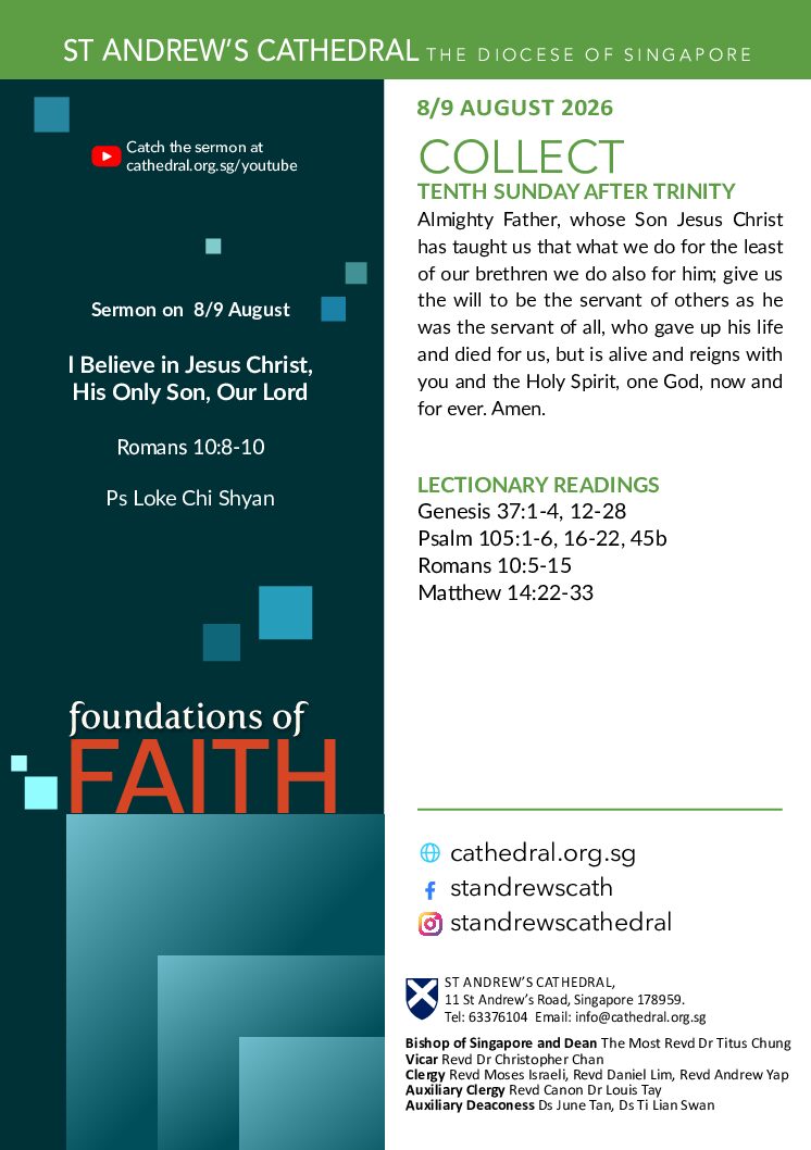Cathedral Bulletin Cover