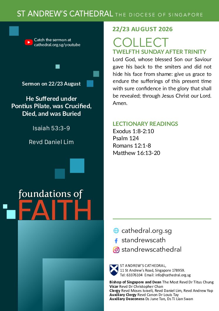Cathedral Bulletin Cover
