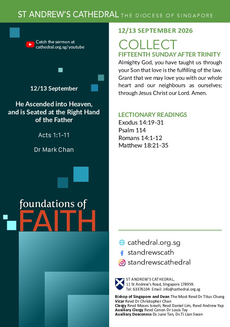 Cathedral Bulletin Cover