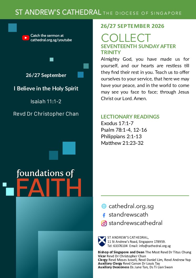 Cathedral Bulletin Cover