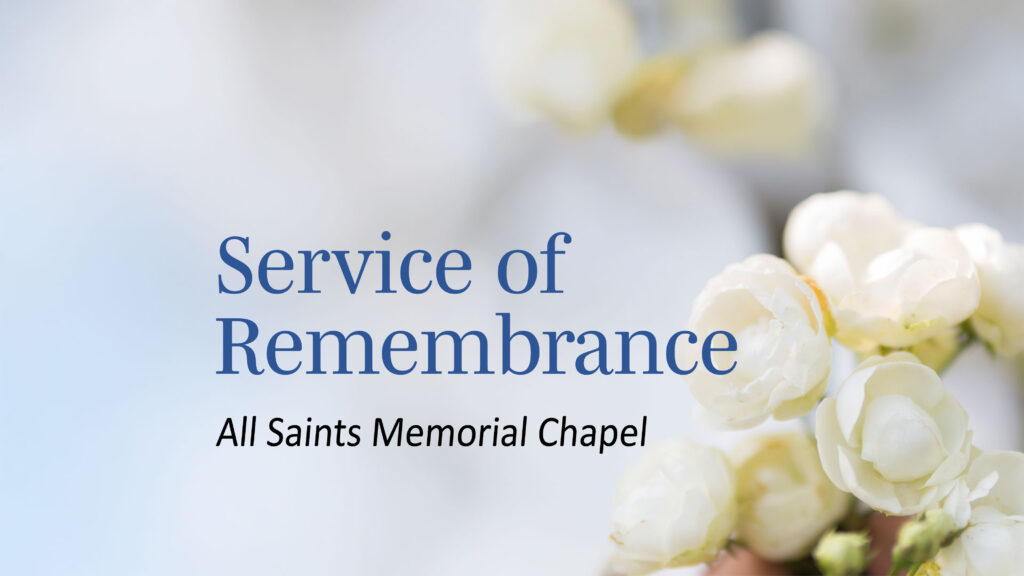 Service of Remembrance