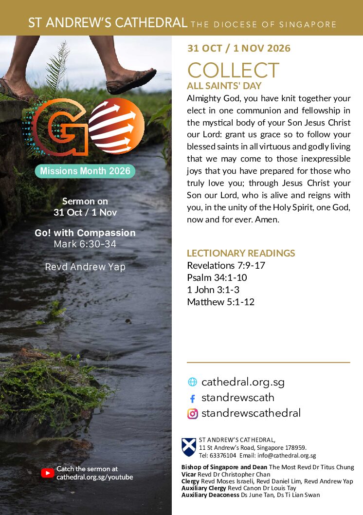 Cathedral Bulletin Cover