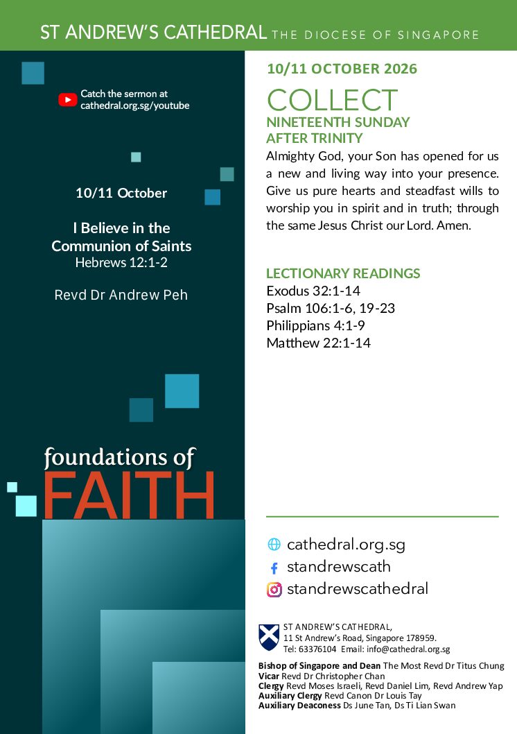Cathedral Bulletin Cover